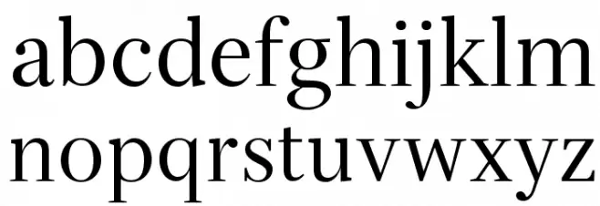 Serif72Beta-Regular خط أحرف صغيرة