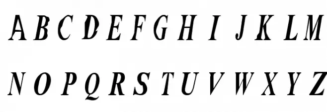 Serif Fuentes MAYÚSCULAS