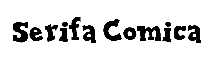 Serifa Comica Font