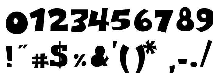 Serifa Comica Font OTHER CHARS
