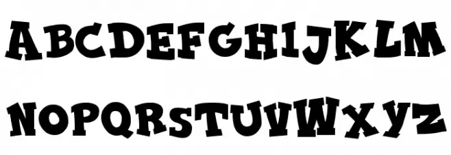 Serifa Comica Шрифта ВЕРХНИЙ