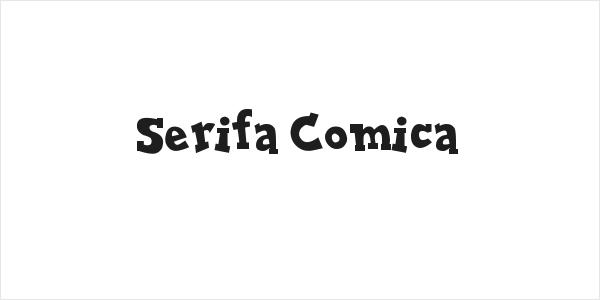 Serifa Comica Logo