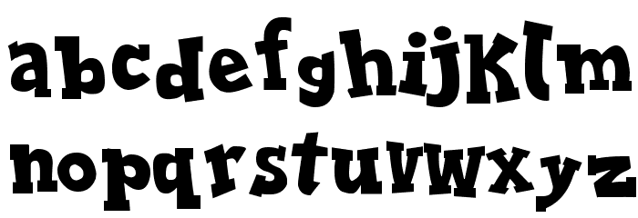 Serifa Comica Font LOWERCASE