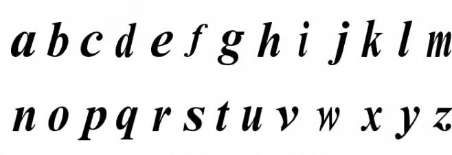 Serif Fuentes MINÚSCULAS