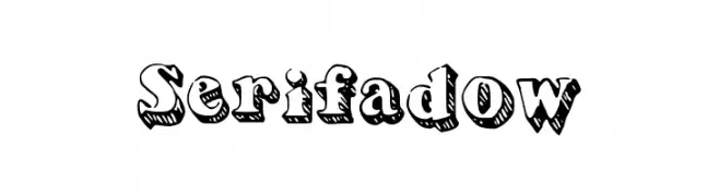 Serifadow  Frei Schriftart Herunterladen