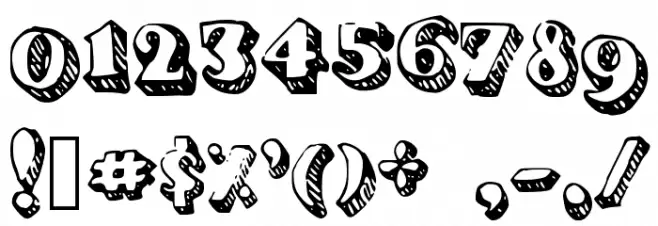 Serifadow Font OTHER CHARS