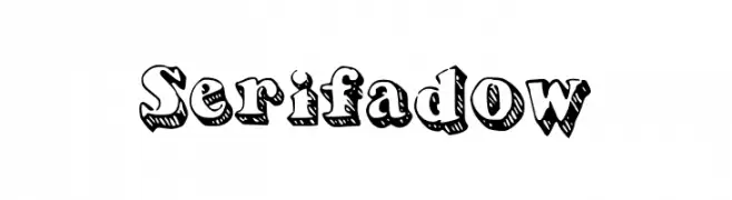 Serifadow  baixar fontes gratis