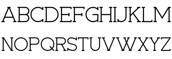 Seriffic Fonte MAIÚSCULAS