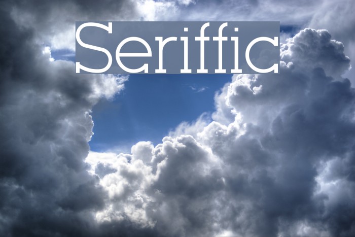 Seriffic Font examples