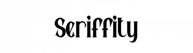 Seriffity  Descarca Fonturi Gratis