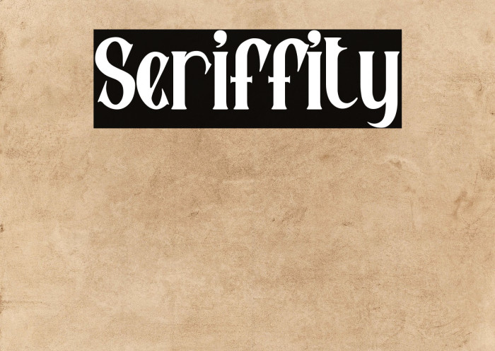 Seriffity Example 3