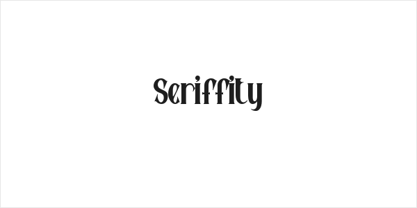 Seriffity Logo