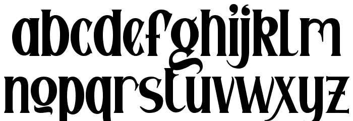 Seriffity Font LOWERCASE