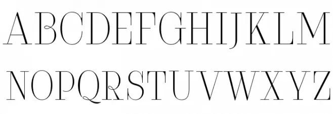 Serifiqo 4F Free Capitals Fonte MAIÚSCULAS