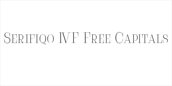 Serifiqo 4F Free Capitals Logo