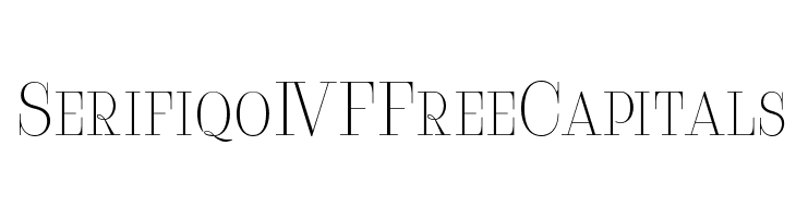 Serifiqo4FFreeCapitals Fonte