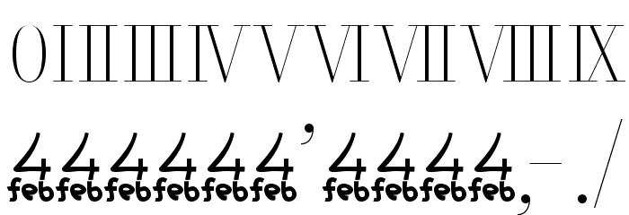 Serifiqo4FFreeCapitals Fonte OUTROS PERSONAGENS