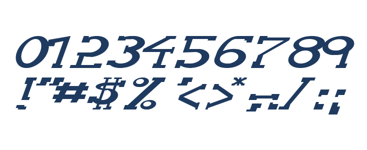 Serifonwide Italic Other Characters