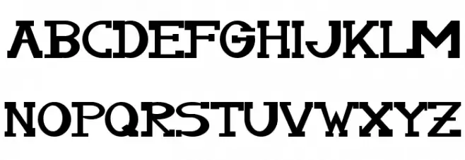 Serifonwide Fonte MAIÚSCULAS
