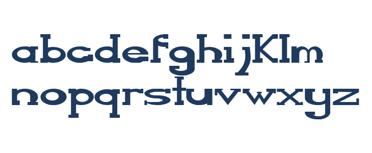 Serifonwide Lowercase