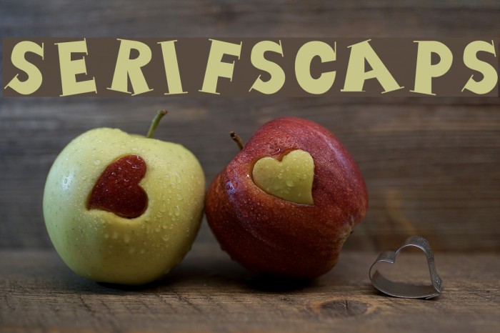 SerifsCaps Font examples