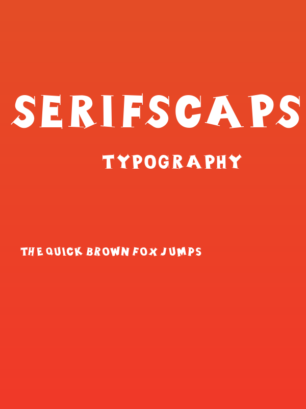 SerifsCaps Poster