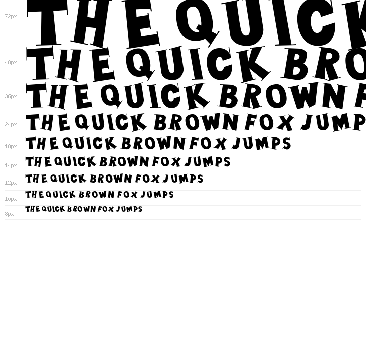 SerifsCaps Waterfall