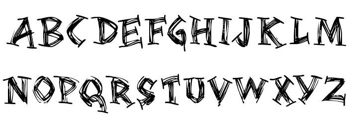 Serifsketchia Font LOWERCASE