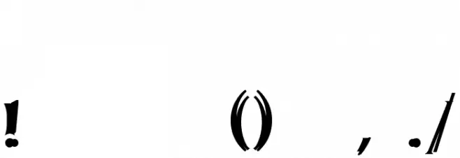 Serifsy Font OTHER CHARS