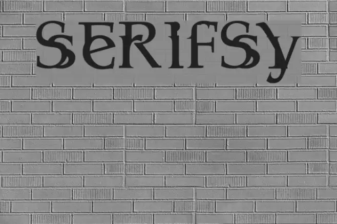 Serifsy Font examples