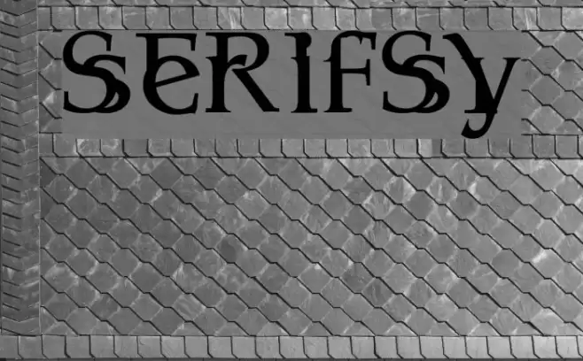 Serifsy Font examples