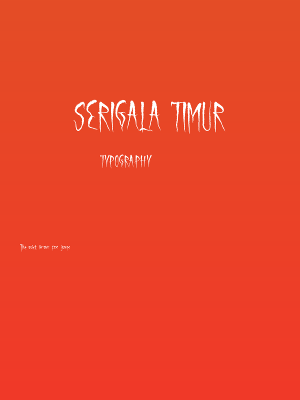 Serigala Timur Poster