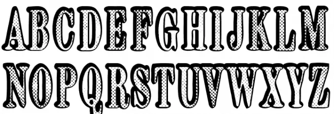 Serigraphy 字体 大写