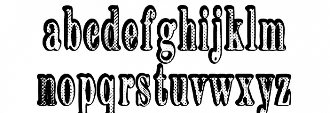 Serigraphy 字体 小写