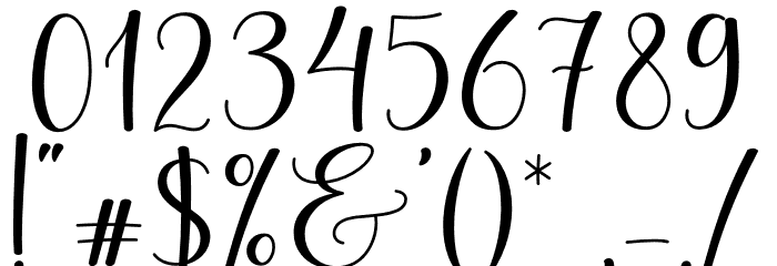 Serinah Font OTHER CHARS