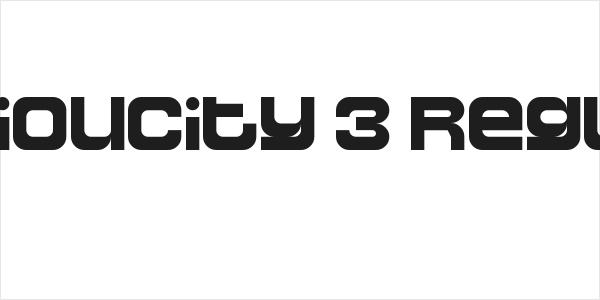Serioucity 3 Regular Logo