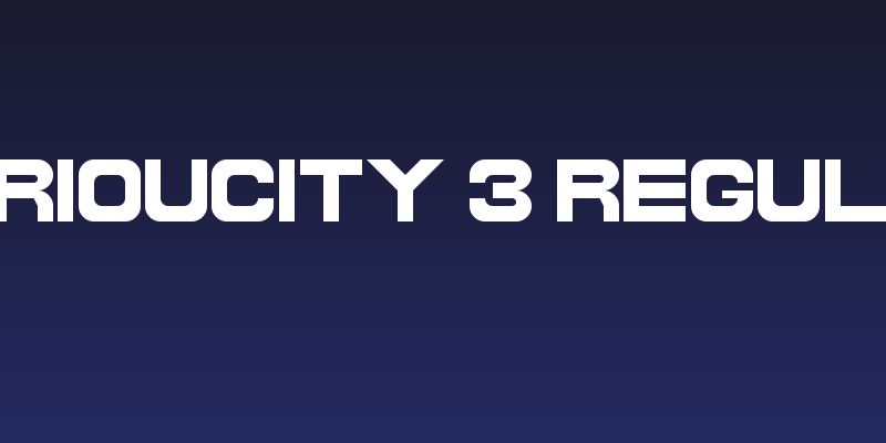 Serioucity 3 Regular Social Header