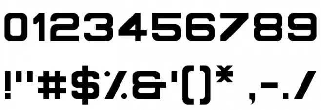 Serioucity Regular Font OTHER CHARS