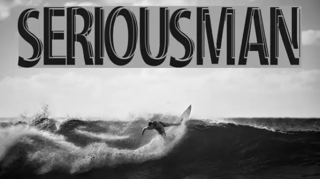 Serious-Man Font examples
