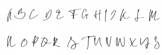 Serious Caratteri MAIUSCOLE