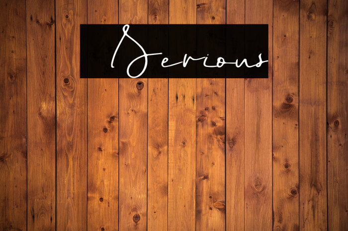 Serious Caratteri examples