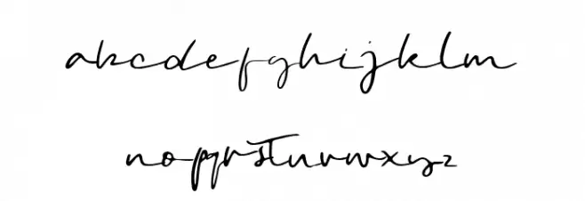 Serious Caratteri MINUSCOLO