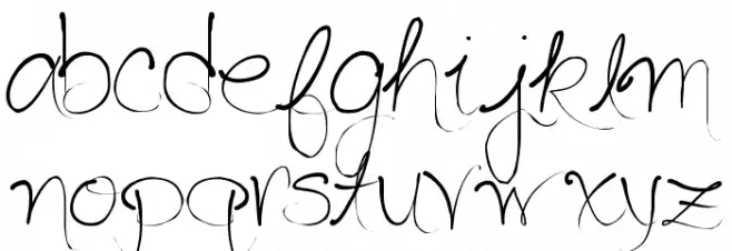 Seriously Delirious 字体 小写