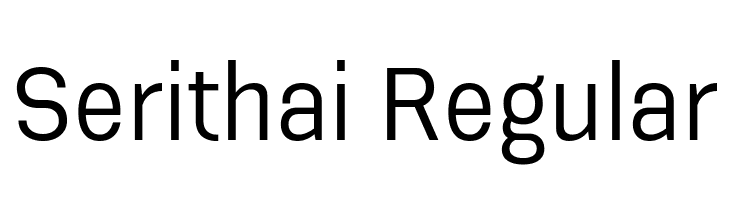 Serithai Regular  नि: शुल्क फ़ॉन्ट्स डाउनलोड