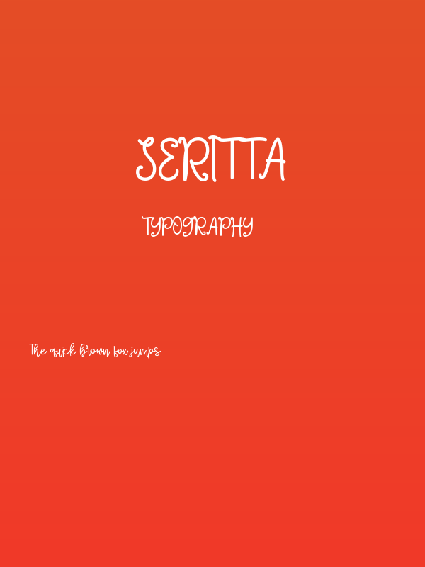 Seritta Poster
