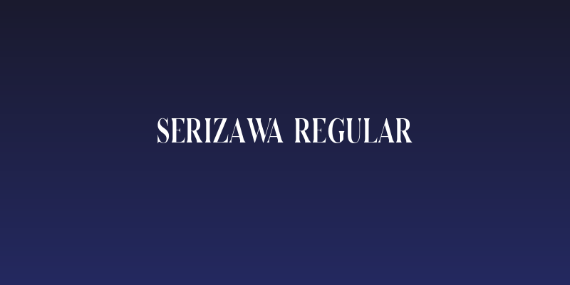 Serizawa Regular Social Header