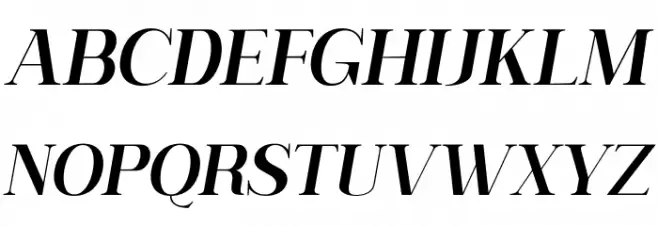 Serling Galleria PERSONAL USE Bold Italic Шрифта ВЕРХНИЙ
