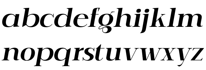 Serling Galleria PERSONAL USE Bold Italic Font LOWERCASE