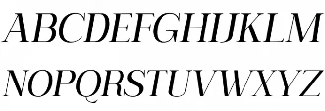 Serling Galleria PERSONAL USE Medium Italic Schriftart Groß