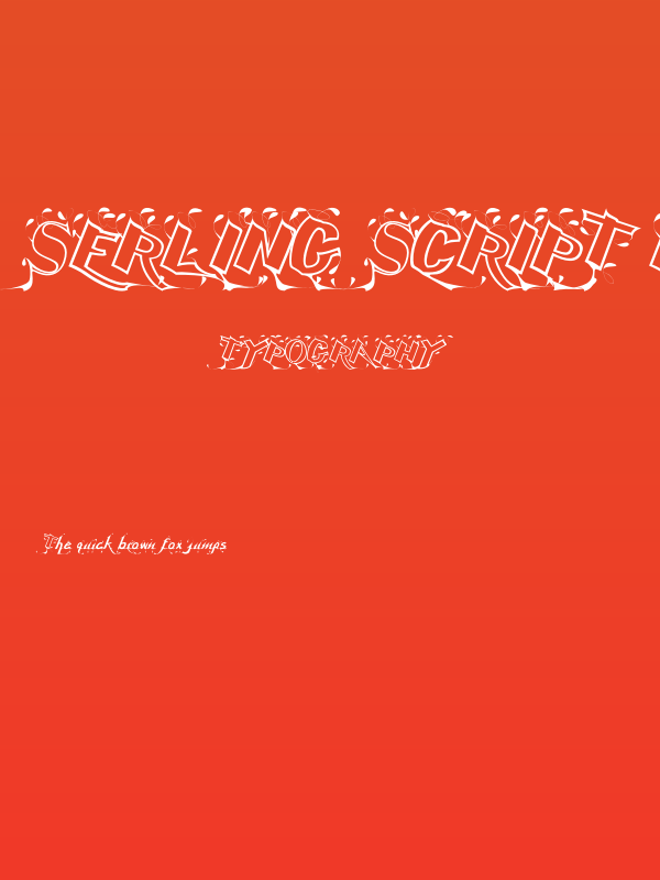 Serling Script Regular Poster